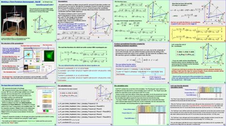 Modeling a Three-Pendulum Harmonograph – tutorial: part #2 – Excel Unusual