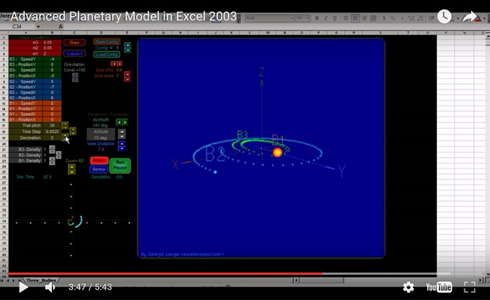 3-Body Planetary System with Options – video preview
