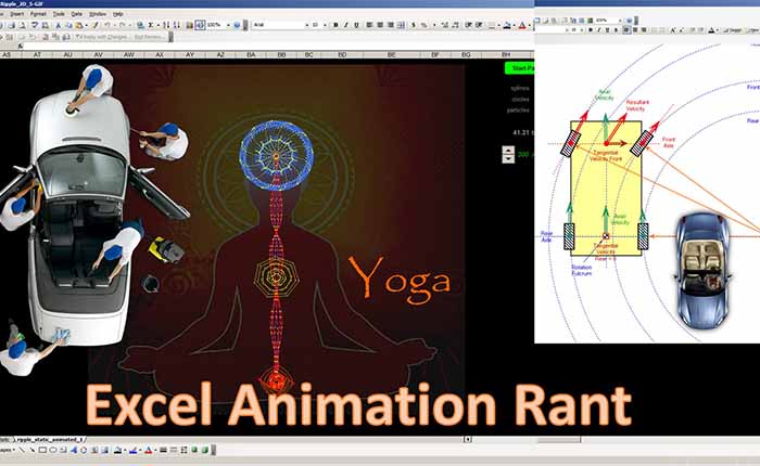 Cars and Yoga  –  Excel Animation Discussion